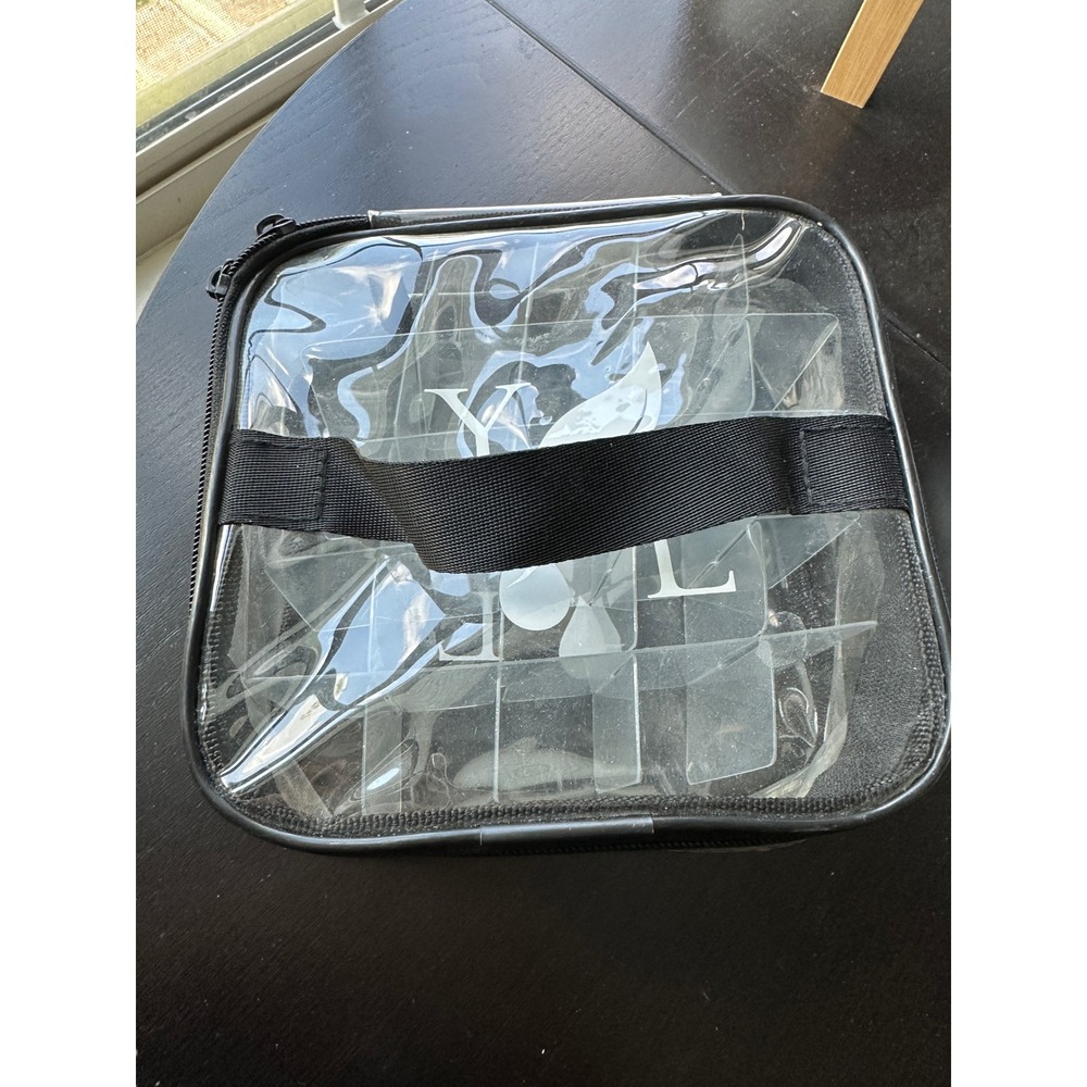 Young Living Essential Oil Carrying Case Clear 16 Slot Travel Bag YL Logo